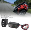 Turn Signal Rocker Switch LED Waterproof Anti Shock 240W Motorcycle