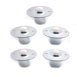 CY-16B Flying Saucer Ball Bearing Conveyor Belt Roller Nylon Ball 16mm Diameter (Pack of 5)