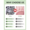 Years calm Gorros de ducha reutilizables e impermeables para mujer,