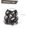 PACKOVE Curly Hair Extensions Soft Wave Synthetic Hair for Women