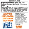 ICEE Zero Calorie Cherry, Blue Raspberry, Orange and Mango Liquid