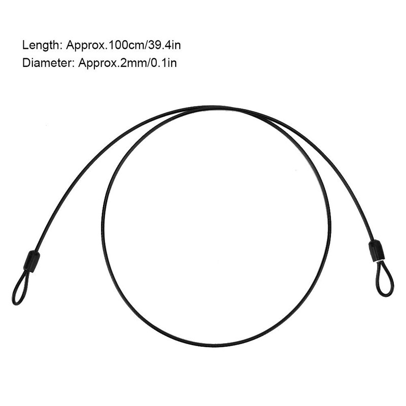 Security Cable,Bike Lock Cable Thin Locks Cable Cycling Sports Internal