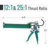 Bates- Caulking Gun with Adjustable Thrust Ratio, 12:1 & 25:1