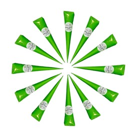 Hennaco Herbal Hair Dye Cones, Natural & Pure Hair Coloring Cones (12 Pack)