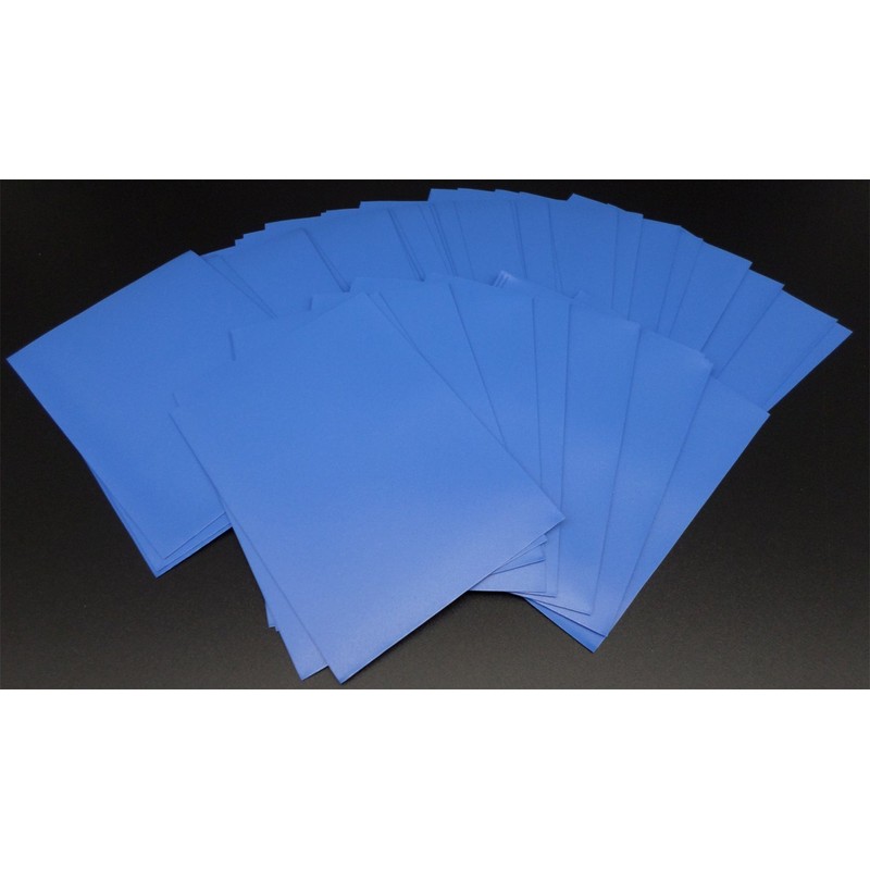 docsmagic.de Double Mat Card Sleeves Standard – Black Blue Green
