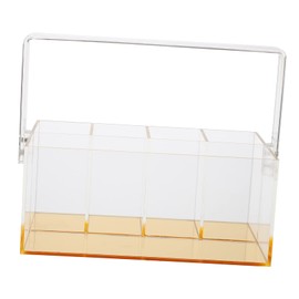 STOBAZA Dressing Table Acrylic Makeup Organizer Cosmetics Storage Box for Lipsticks Skin Care Products and Accessories Capacity Vanity Organizer for Bedroom and Bathroom Use