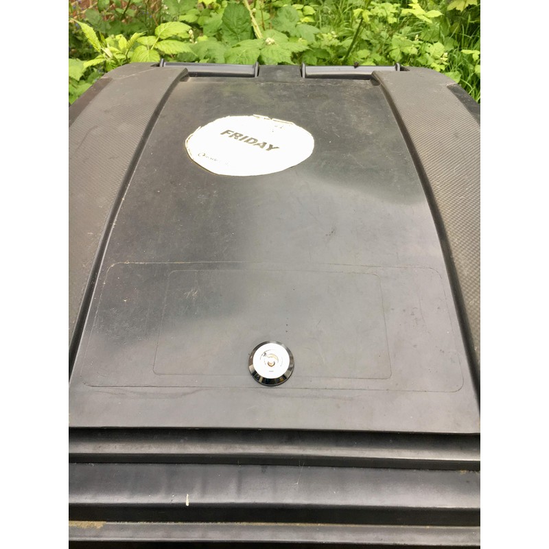 Universal bin Lock, Easy to fit, Strong and Discrete, Modern,
