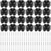 TAICHEUT 24 Pack Black Wall Hooks for Garage Storage, Heavy-Duty