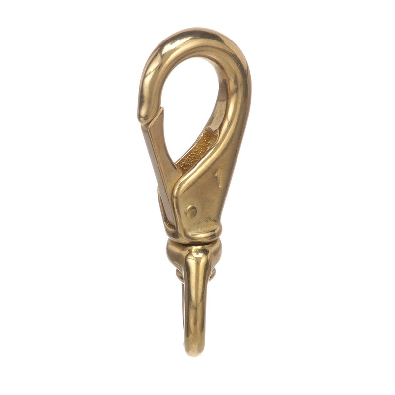 Seachoice Swivel Eye Snap, Cast Brass, Size #3, 4-1/2 in.