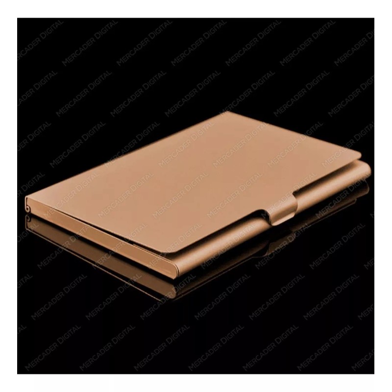 Mercader Digital Paquete De 10 Tarjetero Metálico Aluminio Tarjeta /