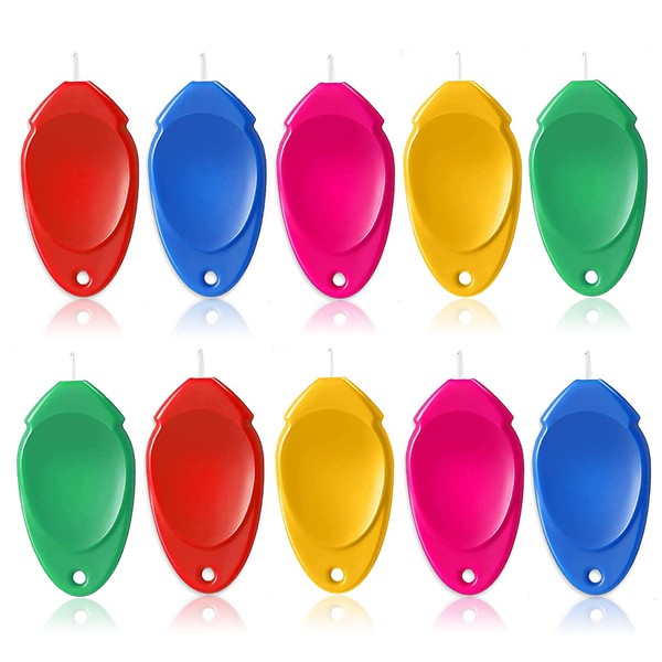 Needle Threaders, 10 Pcs Easy Insertion Needle Threader for Hand