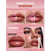 SHEGLAM Hydrating Lip Gloss Cruelty-Free Plumping Peptides-Honey Glaze