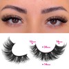 TNFVLONEINS Wispy Lashes Natural Look Fluffy Eye Lashes Mink 10