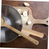 LABRIMP 3sets Wooden Replacement Handles for Pots Scald Heat Insulated