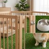 Foldable No-Drill Dog Playpen & Portable Indoor/Outdoor Pet Exercise Fence