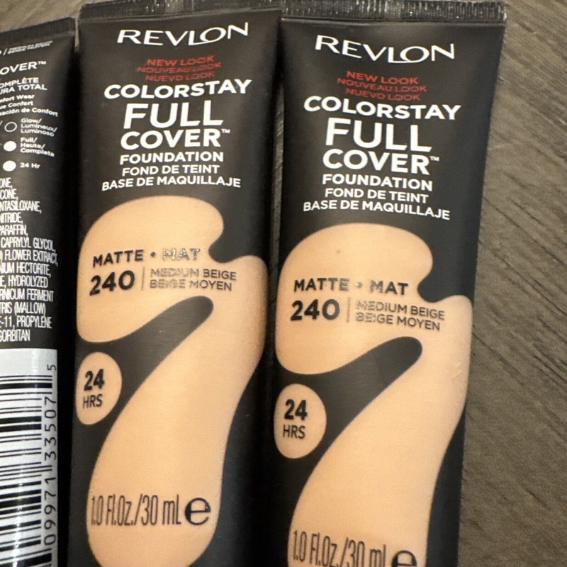 Revlon 3X 240 Medium Beige -Revlon Colorstay Full Cover Matte