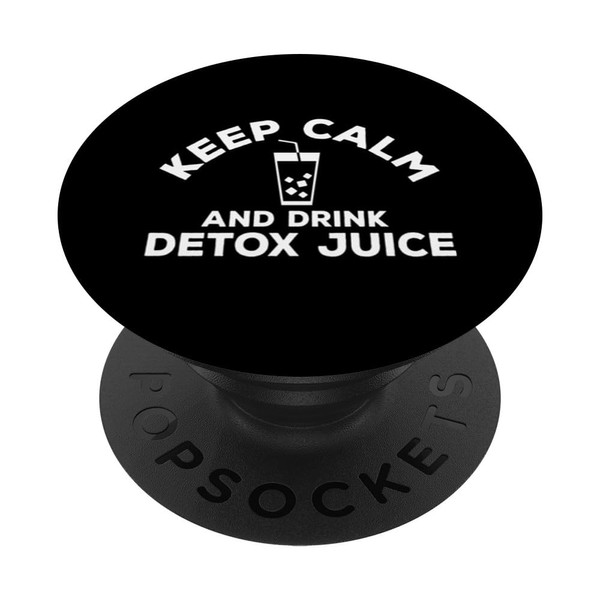 Lustiges Detox-Saft Trinking Wear Entgiftendes Reinigungsprogramm PopSockets mit austauschbarem PopGrip