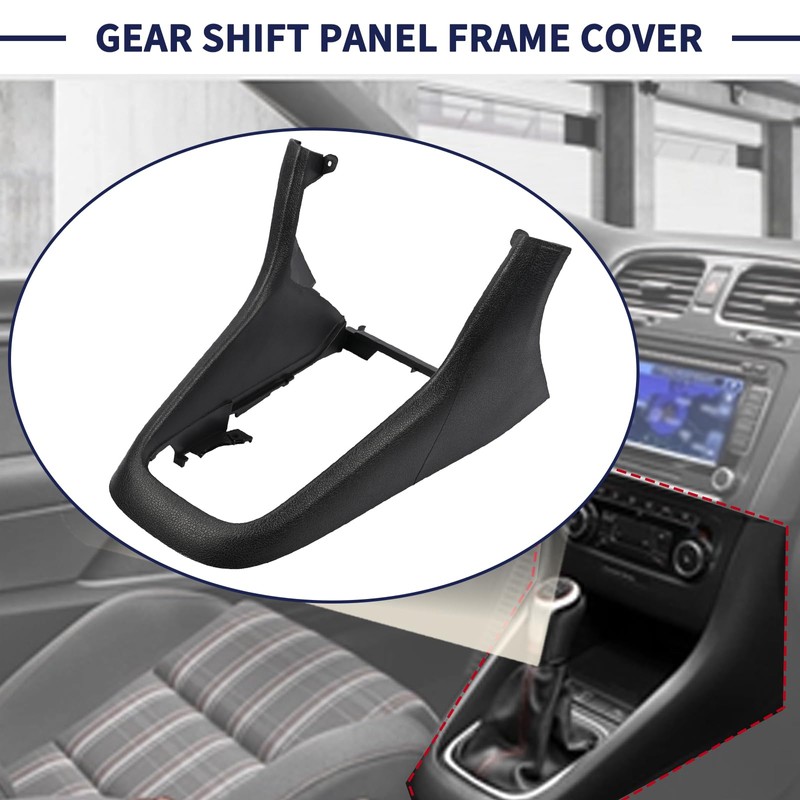 Magimaker 5k0863680 Center Console Frame Trim Compatible with VW Golf