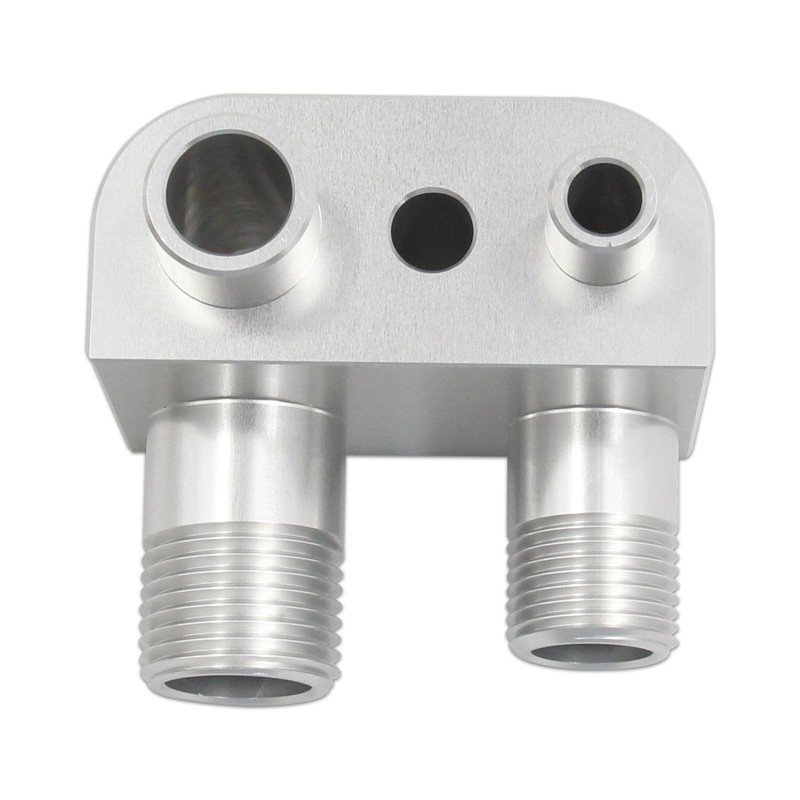 Billet Aluminum Engine Conversion A/C Line Compressor Hose Adapter Fitting