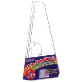 ArtSkills Artskills PA-1262 10" Easel Back Peel and Stick Poster & Project Stands, 6 Count, 10 Inch