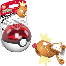 Mega Construx Pokemon Magikarp Construction Set, Building Toys for Kids | Mega Construx