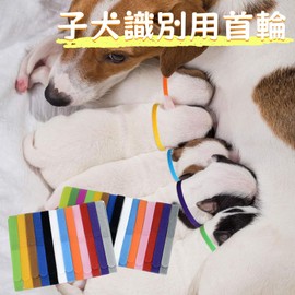 Orirya Cat Collar Dog Collar Kitten Puppy Identification Collar 12 Colors Colorful Soft Velcro Adjustable Cuttable Pet Identification Collar for Multiple Cats Dogs Large 0.4 x 13.8 inches (10 x 350 mm