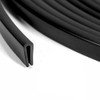 Protector de Borde Canal U PVC Negro 108 Pulgadas