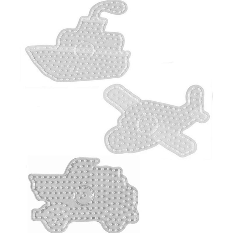 Hama Maxi Melting Beads Pegboard Set; 3 Pegboards in Different