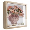 TouYinger 5x5 Small Shadow Box Frame Display Case , Display