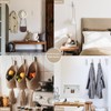 FCOWK Wood Wall Hooks 4 Pack Coat Hooks Wall Mount