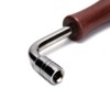 Guzheng Tuning Wrench, Quadrilateral Tuner, Light Brown Plastic, 6.3 Inch,