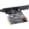 InLine® Interface Card, PCIe x4, USB 3.2 Gen.2x2, 1x USB