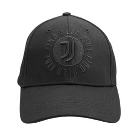 JUVENTUS Baseball Cap Cotton Logo 100% CO Black One Size