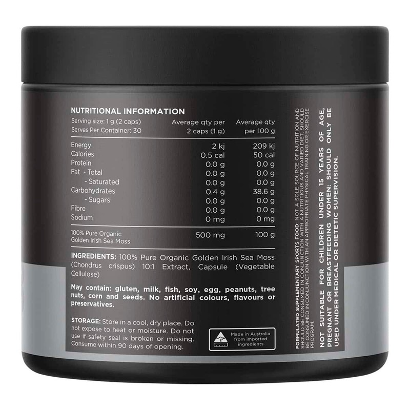 Switch Nutrition Organic Irish Sea Moss, 50g