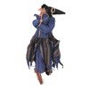 Blue Hanging Horror Witch Decorative Voice Control Hanging Prop Decoration