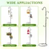 JaGely 1 Pcs Adjustable Shepherds Hook for Outdoor Heavy Duty