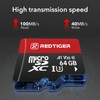 REDTIGER High Speed 64GB Micro SD Card with Adapter, microSDXC