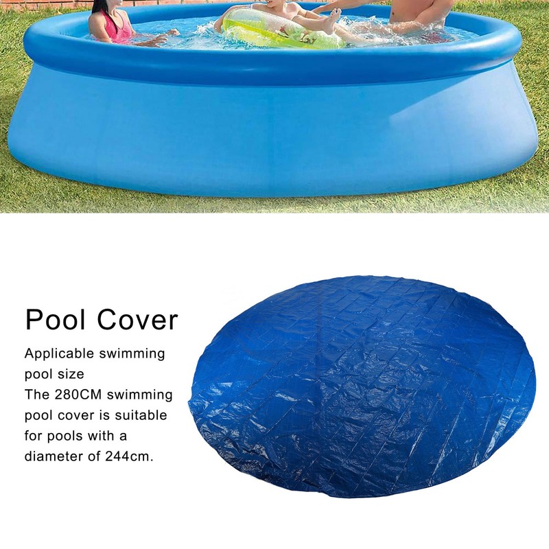 Waterproof Swimming Pool Cover Rainproof Round Pool Dust Cover for