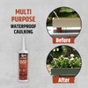 Liquid Rubber Caulk - Hybrid Adhesive and Protective Sealant, White,