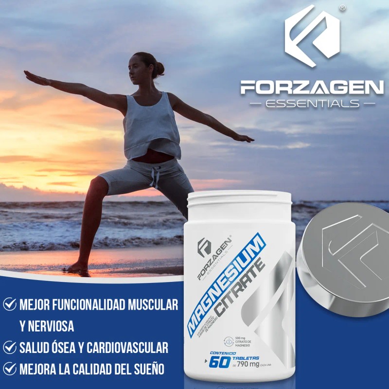 Forzagen | Magnesium 60 Tabs | Citrato De Magnesio