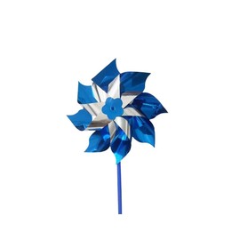 25 Bulk Large 6” Blue Pinwheels for Child Abuse Prevention Month – Pinwheels for Yard and Garden Decoration, Pinwheels for Kids, Scare Birds from Yard – Wind Spinner for Party or Events Decoration
