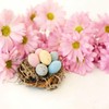16 pcs Plastic Easter Eggs Decor,2.4in Easter Speckled Eggs for