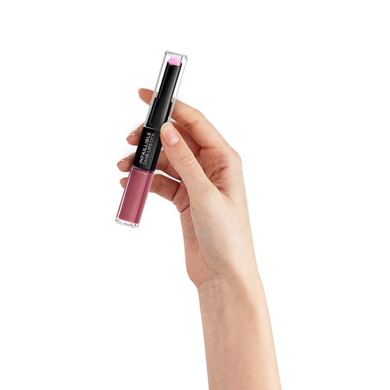 L'Oréal Paris Infaillible 2-Step 209 Violet Parfait Lipstick for 24