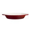 Vogue GH315 Round Red Cast Iron Gratin Dish 400ml Baking