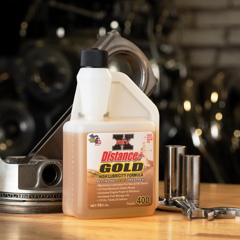 REV X Distance+ Gold Diesel Treatment - 16 fl. oz.
