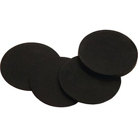 Imperial Billiard/Pool Table Leveler: 3" Diameter Rubber Shims, 1/4" Thick, Bag of 20