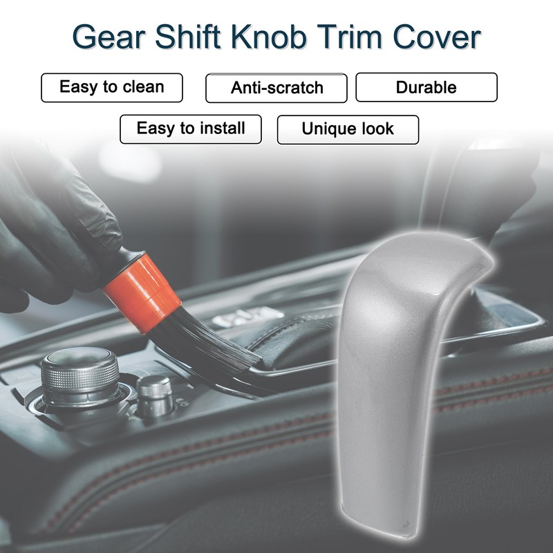TUCKBOLD ABS Gear Shift Knob Button Cover for Toyota Land