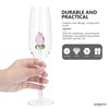 STOBAZA Rose Wine Glass with Rose Inside Wine Goblet Cocktail