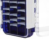 Fishing Lure Box Double Sided Detachable Transparent Waterproof Multi Purpose