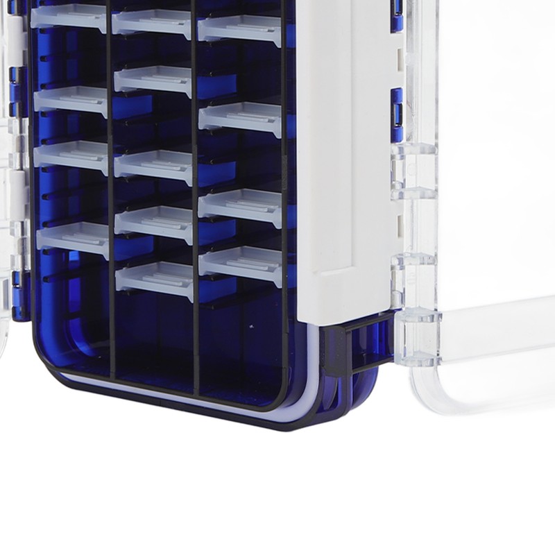 Fishing Lure Box Double Sided Detachable Transparent Waterproof Multi Purpose